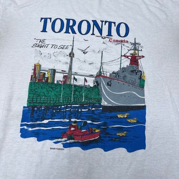 American Vintage Toronto Souvenir Shirt Medium - Picture 5 of 6